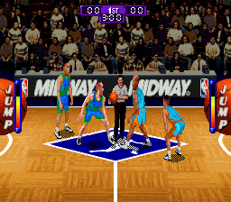 NBA Hang Time (USA) In game screenshot